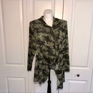 New Bobeau Camouflage Wrap Top 2XL